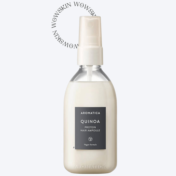 Aromatica Quinoa Protein Hair Ampoule repară părul deteriorat și fortifică firul de la interior. Tratament intensiv cu proteine de quinoa pentru un păr mai puternic și sănătos.